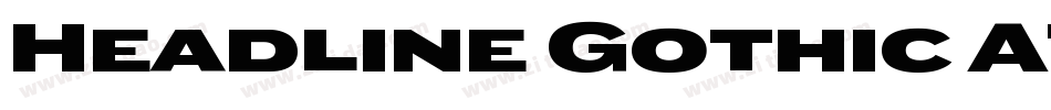 Headline Gothic ATF字体转换